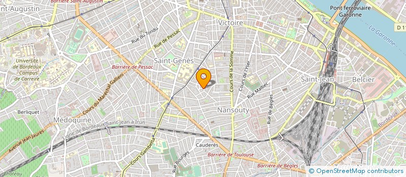 localisation de l'entreprise MONSIEUR YOHAN FOURNIER  BORDEAUX