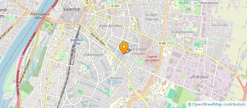 localisation de l'entreprise MONSIEUR YOHAN FRACHISSE à VALENCE