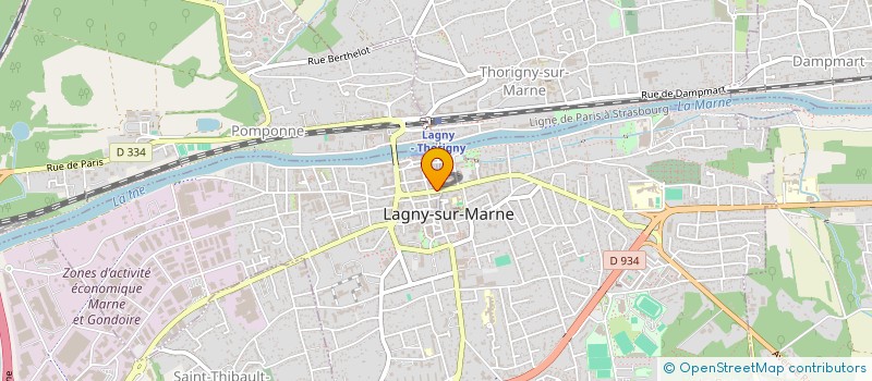 localisation de l'entreprise MONSIEUR YOHAN GAMBIER  LAGNY-SUR-MARNE