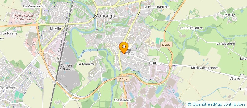 localisation de l'entreprise MONSIEUR YOHAN GAOUAOUI à MONTAIGU-VENDEE