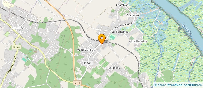 localisation de l'entreprise MONSIEUR YOHAN GARCIA  CHAILLEVETTE