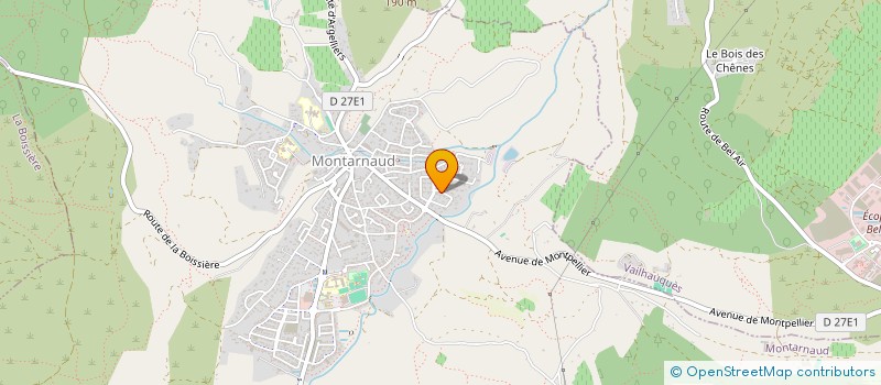 localisation de l'entreprise MONSIEUR YOHAN GARREL  MONTARNAUD