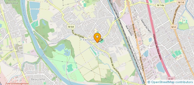 localisation de l'entreprise MONSIEUR YOHAN GARRIC  FENOUILLET