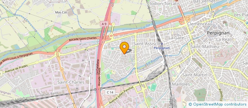 localisation de l'entreprise MONSIEUR YOHAN GASTOUD  PERPIGNAN