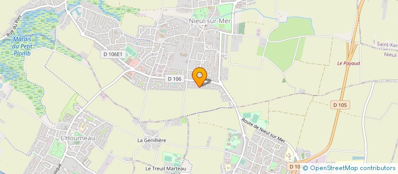 localisation de l'entreprise MONSIEUR YOHAN GAUFFRETEAU  NIEUL-SUR-MER