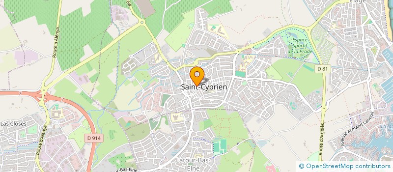 localisation de l'entreprise MONSIEUR YOHAN GAVEAUX  SAINT-CYPRIEN