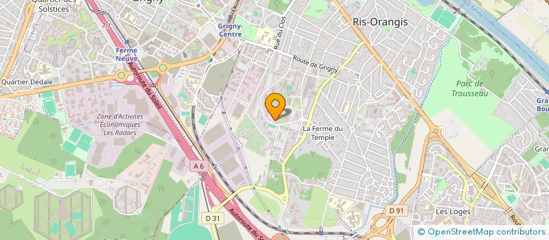 localisation de l'entreprise MONSIEUR YOHAN GENE  RIS-ORANGIS