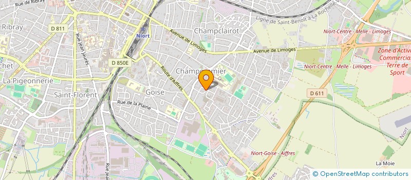 localisation de l'entreprise MONSIEUR YOHAN GERBE à NIORT