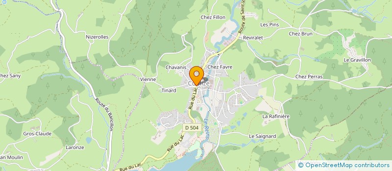 localisation de l'entreprise MONSIEUR YOHAN GIROUD  CUBLIZE