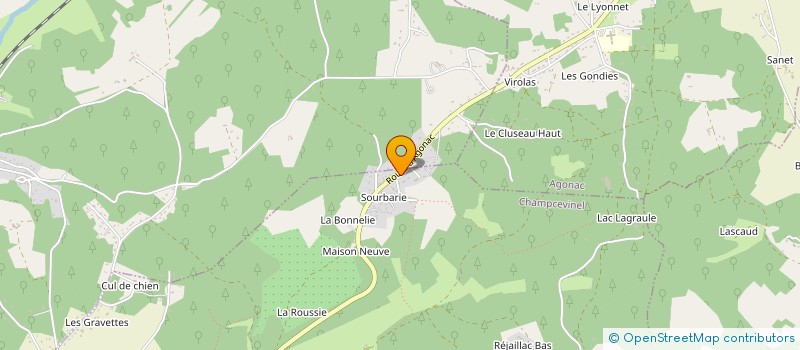 localisation de l'entreprise MONSIEUR YOHAN GRANGIER  CHAMPCEVINEL