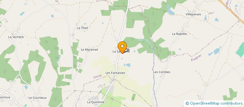 localisation de l'entreprise MONSIEUR YOHAN GUERIN à CHIRAC