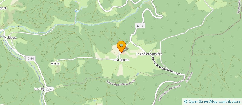 localisation de l'entreprise MONSIEUR YOHAN GUERIN  SAINT-JULIEN-MOLHESABATE