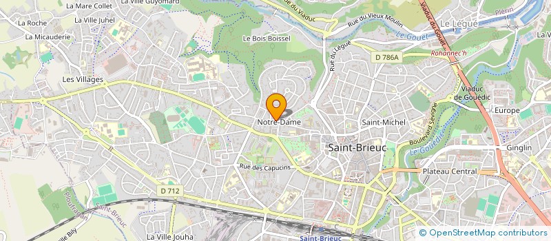 localisation de l'entreprise MONSIEUR YOHAN GUILLEMOT à SAINT-BRIEUC