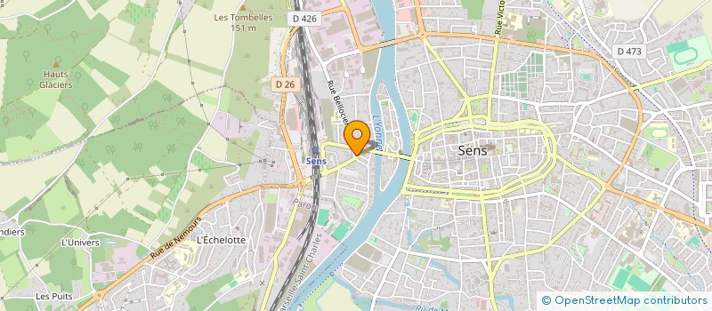 localisation de l'entreprise MONSIEUR YOHAN GUNAWARDENA  SENS