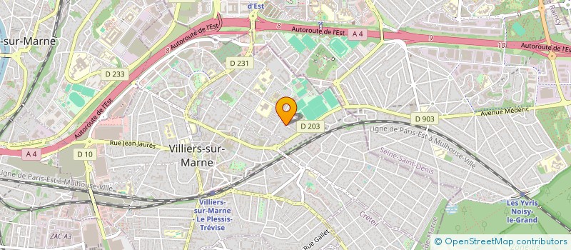 localisation de l'entreprise MONSIEUR YOHAN GUSTO  VILLIERS-SUR-MARNE