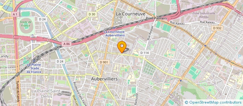 localisation de l'entreprise MONSIEUR YOHAN HALLIOUA à AUBERVILLIERS