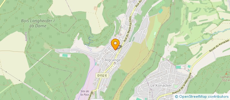 localisation de l'entreprise MONSIEUR YOHAN HEBERLE  ALGRANGE