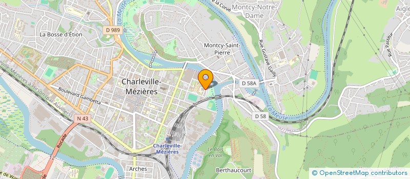 localisation de l'entreprise MONSIEUR YOHAN HERELLE  CHARLEVILLE-MEZIERES