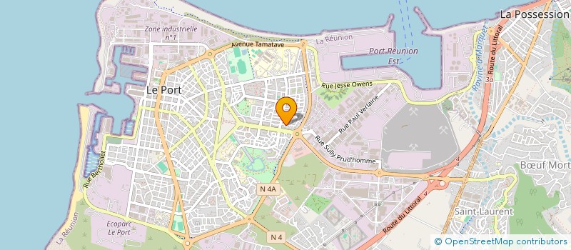 localisation de l'entreprise MONSIEUR YOHAN HOARAU à LE PORT