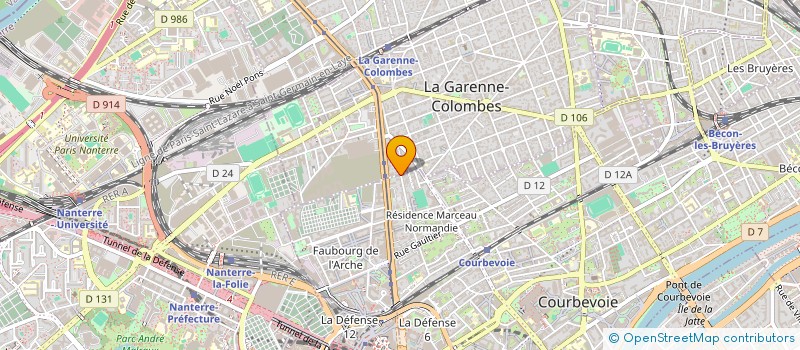 localisation de l'entreprise MONSIEUR YOHAN HOUARI à LA GARENNE-COLOMBES