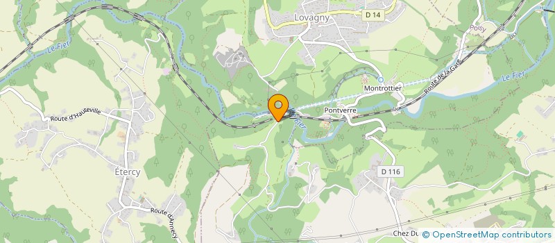 localisation de l'entreprise MONSIEUR YOHAN JACQUIER  CHAVANOD