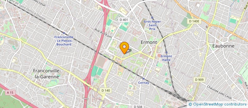 localisation de l'entreprise MONSIEUR YOHAN JAMI  ERMONT