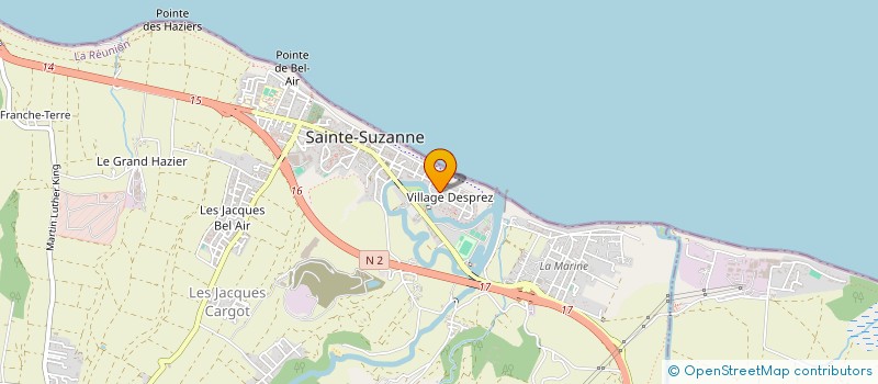 localisation de l'entreprise MONSIEUR YOHAN JELLADE  SAINTE-SUZANNE