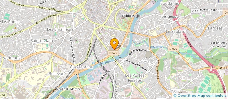 localisation de l'entreprise MONSIEUR YOHAN JOUANNETAUD à LIMOGES