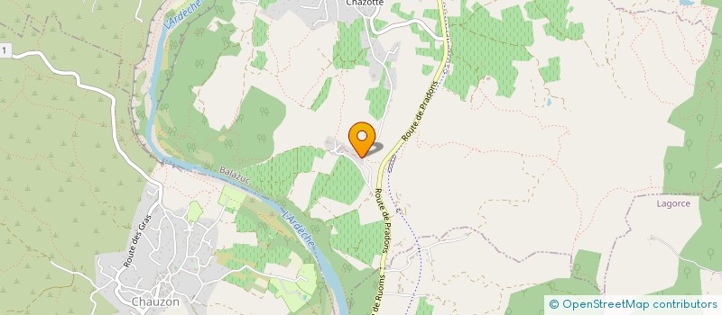 localisation de l'entreprise MONSIEUR YOHAN JOUVE  BALAZUC