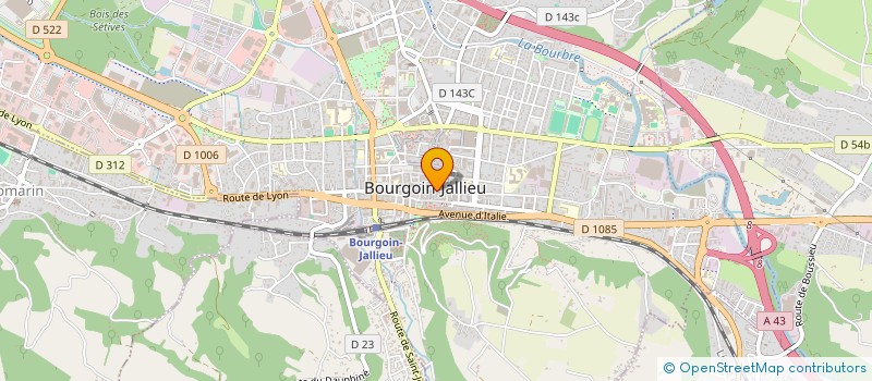 localisation de l'entreprise MONSIEUR YOHAN JULES  BOURGOIN-JALLIEU