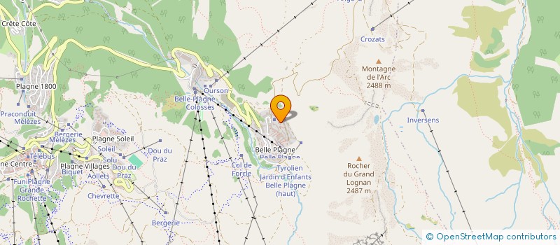 localisation de l'entreprise MONSIEUR YOHAN KHAMVONGSA CHOSSON  LA PLAGNE TARENTAISE