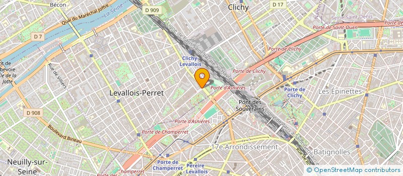 localisation de l'entreprise MONSIEUR YOHAN LABY à LEVALLOIS-PERRET