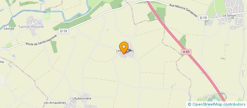 localisation de l'entreprise MONSIEUR YOHAN LARNAUD  SAINTE-PEXINE