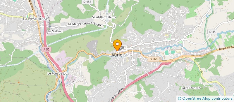 localisation de l'entreprise MONSIEUR YOHAN LARRIBAL  AURIOL