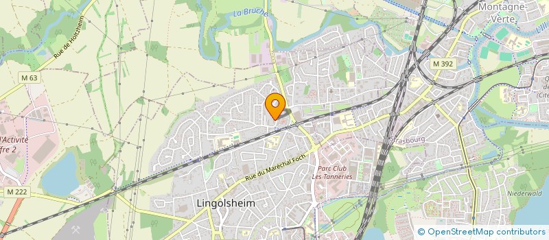 localisation de l'entreprise MONSIEUR YOHAN LASSALLE  LINGOLSHEIM