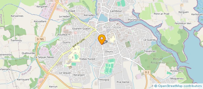 localisation de l'entreprise MONSIEUR YOHAN LE BLEIS à PONT-L'ABBE