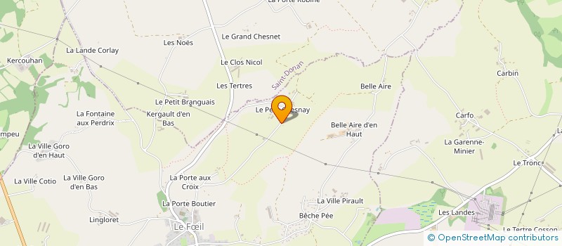 localisation de l'entreprise MONSIEUR YOHAN LE HUEROU  LE FIL