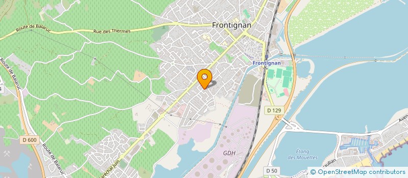 localisation de l'entreprise MONSIEUR YOHAN LEBLANC à FRONTIGNAN