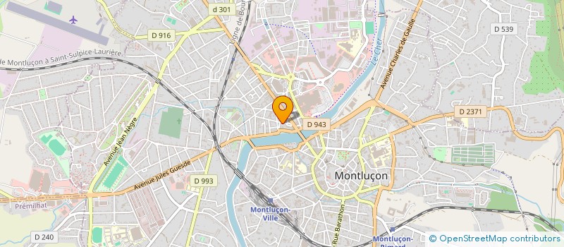 localisation de l'entreprise MONSIEUR YOHAN LEBON à MONTLUCON