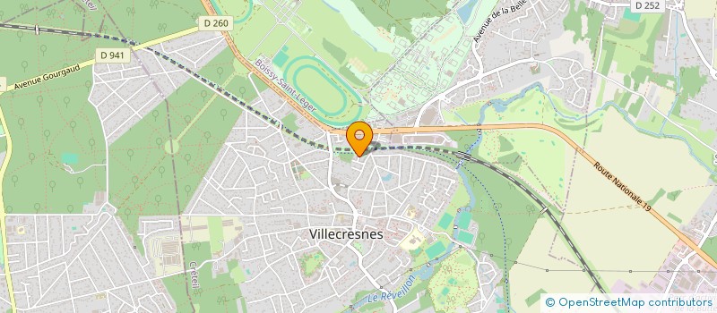 localisation de l'entreprise MONSIEUR YOHAN LECARPENTIER  VILLECRESNES