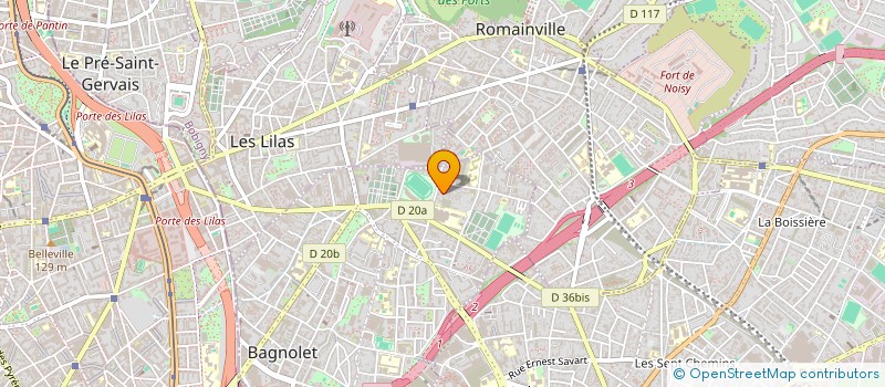 localisation de l'entreprise MONSIEUR YOHAN LEFEBVRE à BAGNOLET