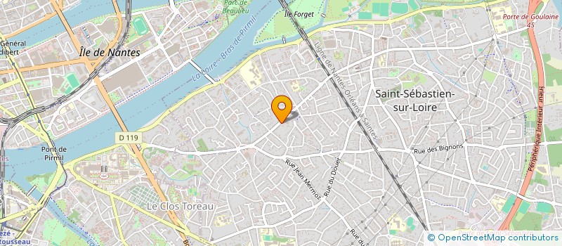 localisation de l'entreprise MONSIEUR YOHAN LEFORT  SAINT-SEBASTIEN-SUR-LOIRE