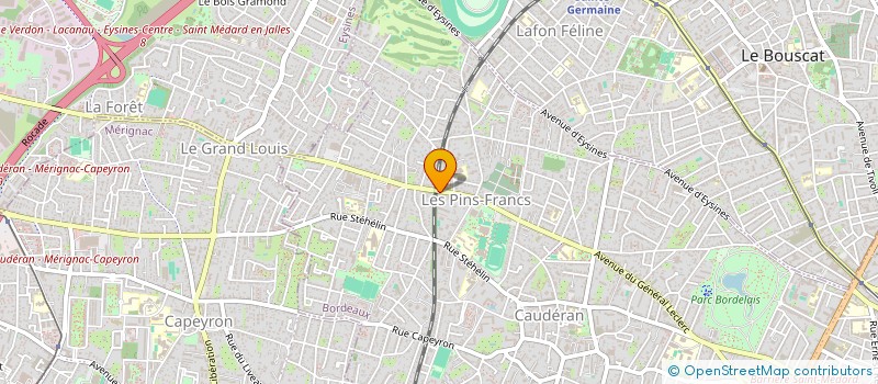 localisation de l'entreprise MONSIEUR YOHAN LEGLISE LIGNAC  EYSINES