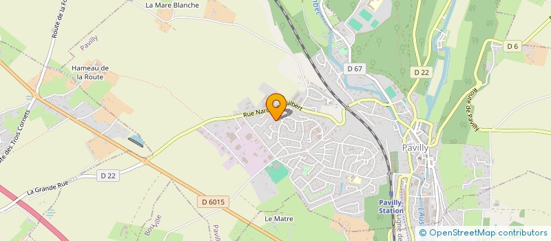 localisation de l'entreprise MONSIEUR YOHAN LESOBRE  PAVILLY