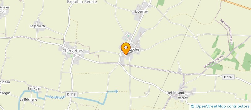 localisation de l'entreprise MONSIEUR YOHAN MAINARD  BREUIL-LA-REORTE