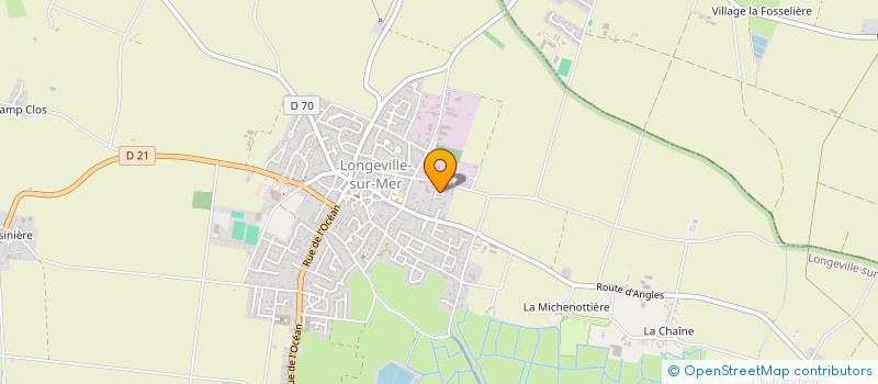 localisation de l'entreprise MONSIEUR YOHAN MARIN  LONGEVILLE-SUR-MER