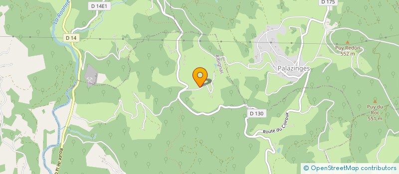 localisation de l'entreprise MONSIEUR YOHAN MARTEGOUTE  ALBIGNAC