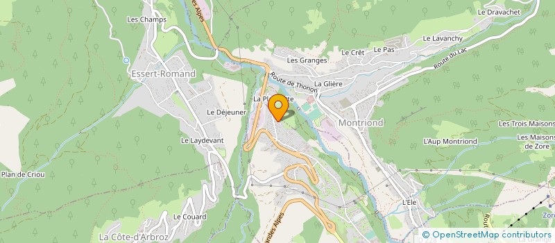 localisation de l'entreprise MONSIEUR YOHAN MARULLAZ  MORZINE