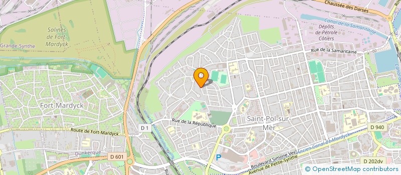 localisation de l'entreprise MONSIEUR YOHAN MAUDOUX à DUNKERQUE