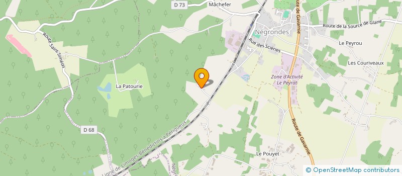 localisation de l'entreprise MONSIEUR YOHAN MAURY  NEGRONDES